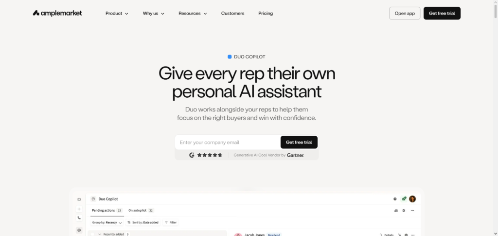Amplemarket (Duo Copilot) 