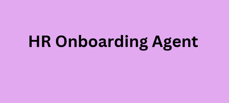 HR Onboarding Agent