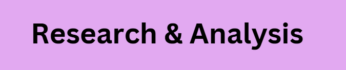 Research & Analysis