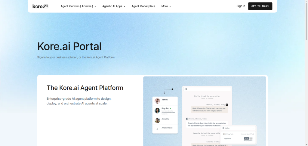 Step 1: Sign Up for Kore.ai
