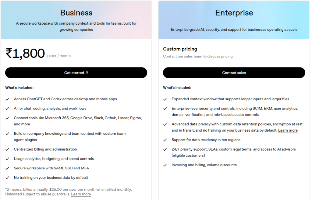 Pricing Breakdown