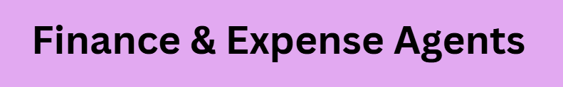 Finance & Expense Agents