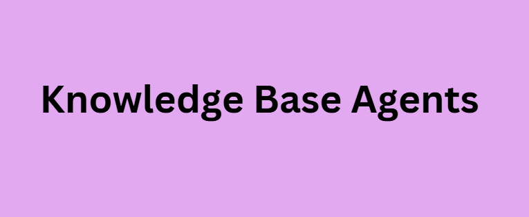 Knowledge Base Agents