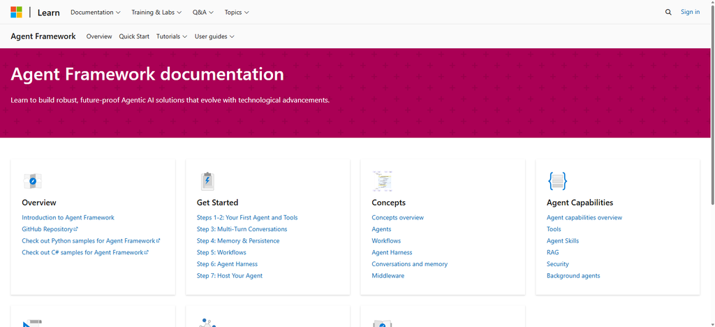 Microsoft Agent Framework