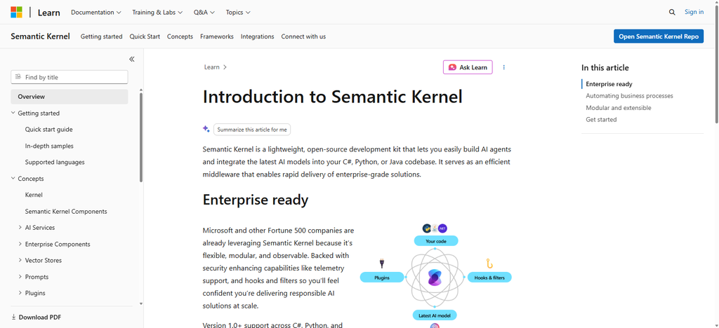 Microsoft Semantic Kernel