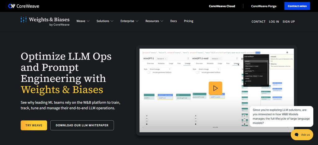 Weights & Biases Prompt