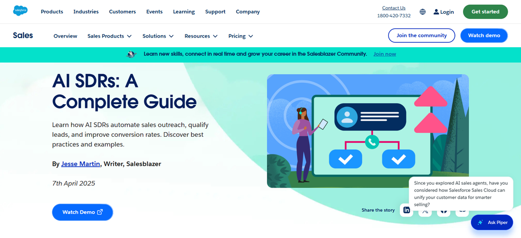 Salesforce Agentforce SDR