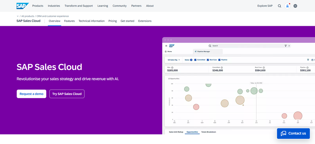 SAP Sales Cloud (formerly SAP Hybris Cloud for Customer)