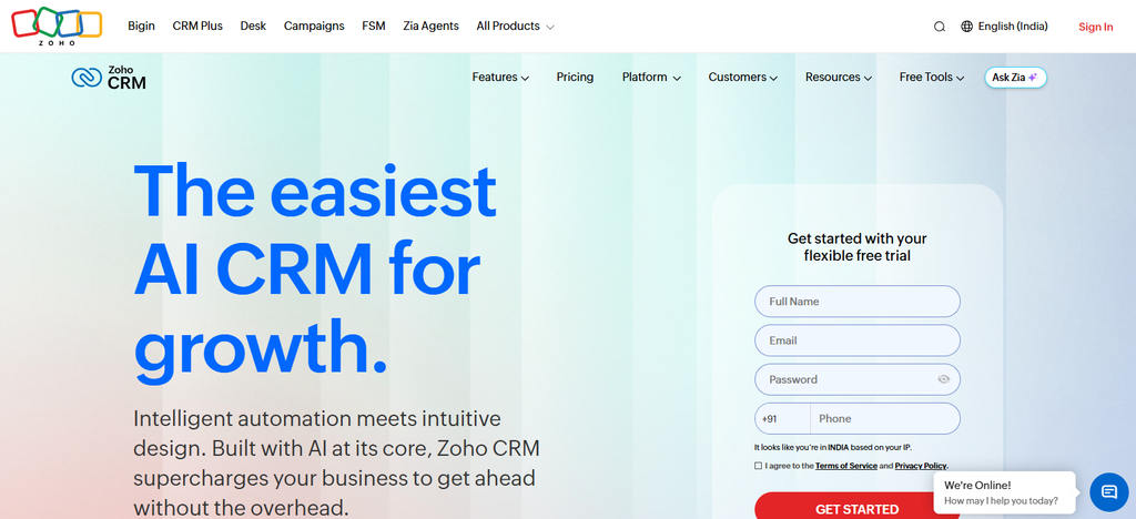 Zoho CRM