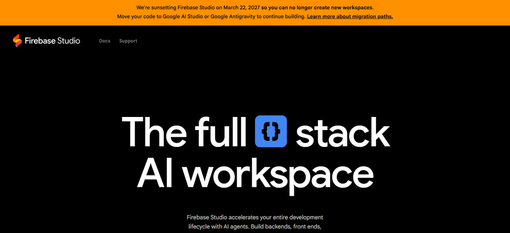 Firebase Studio