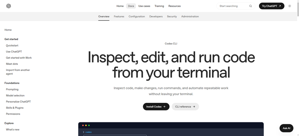  OpenAI Codex CLI