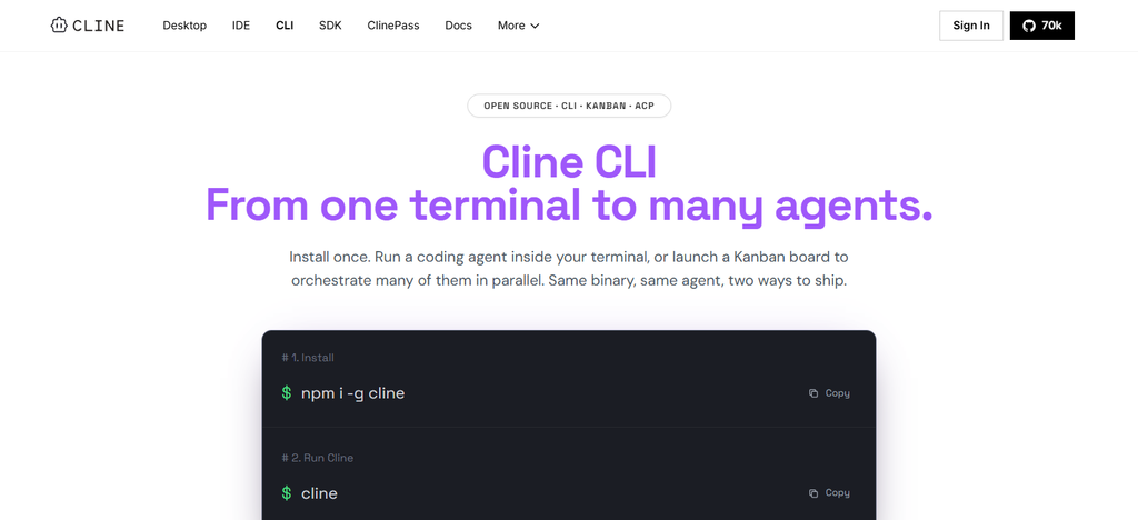 Cline CLI