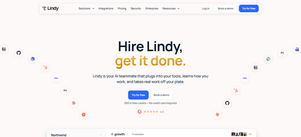 Lindy stands