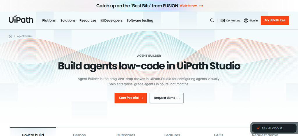 UiPath Agent Builder